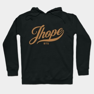 BTS Jhope Jung Hoseok name typography Morcaworks Hoodie